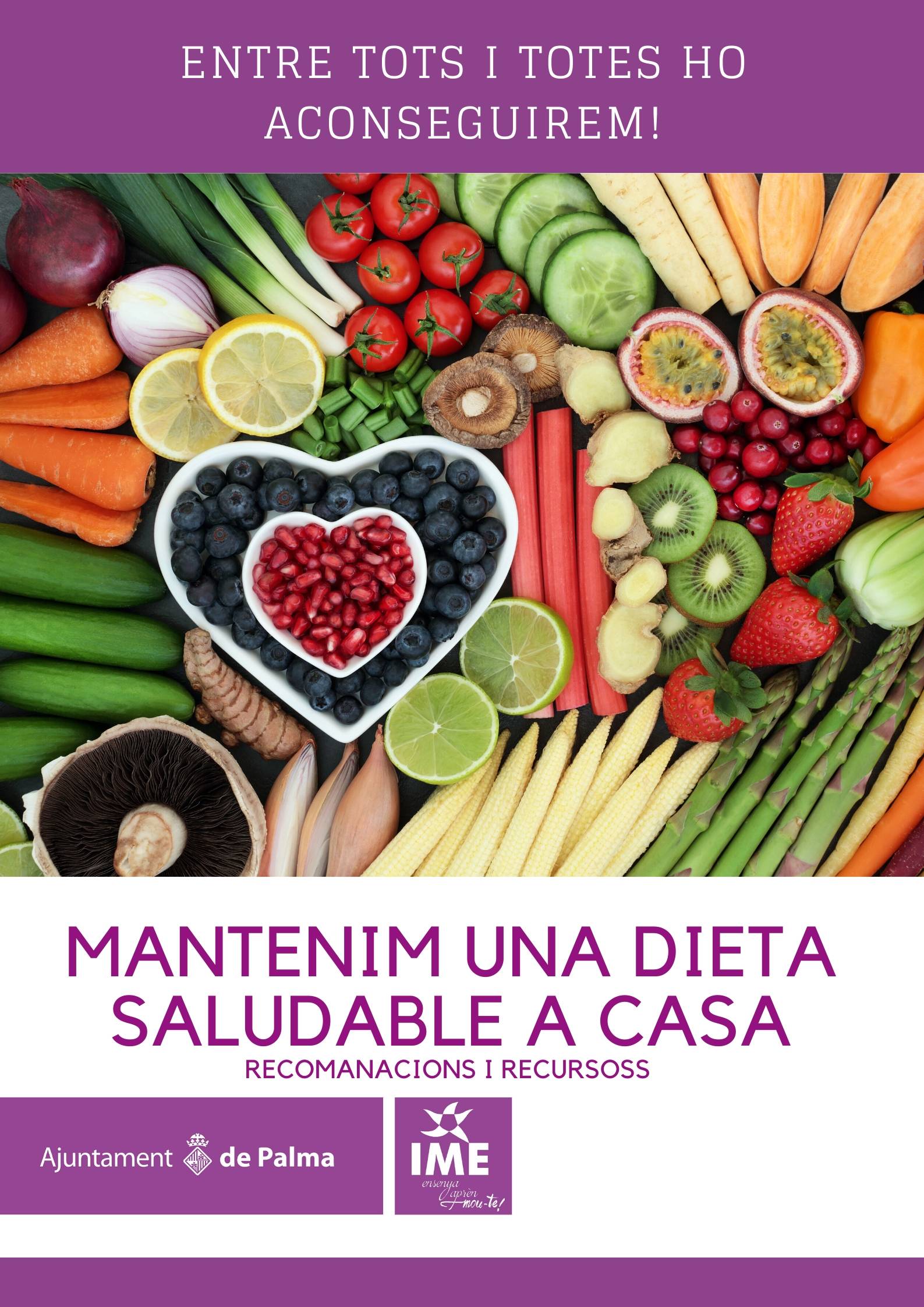 Mantenim una dieta saludable a casa